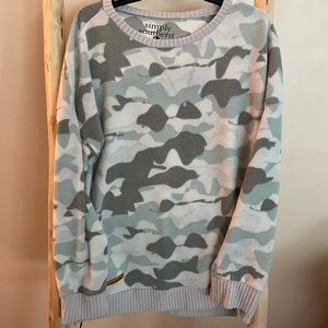 Camouflage simply southern long sleeve top